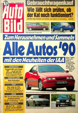 Deckblatt Auto Bild (39/1989)
